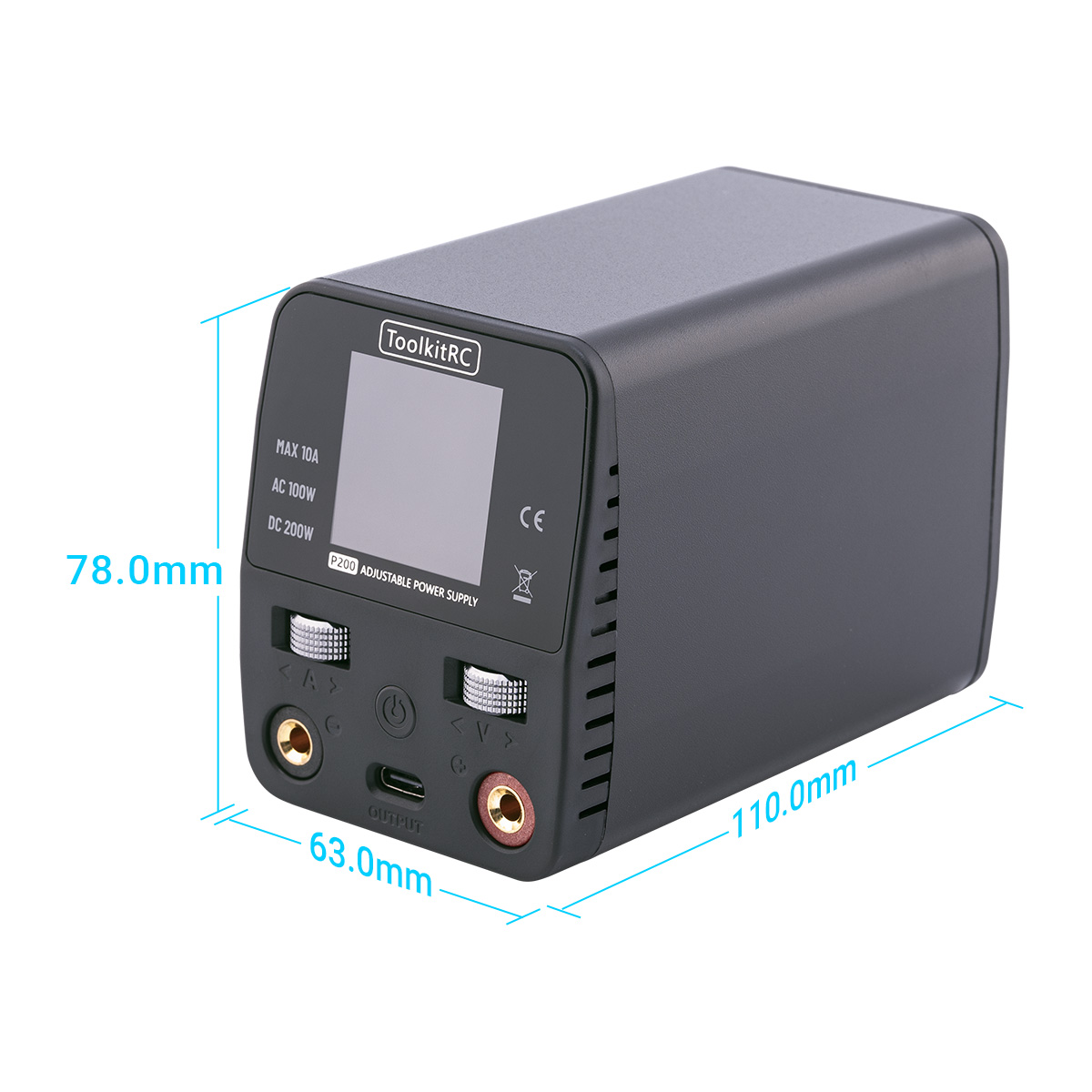 ToolkitRC P200 V2 Power Supply - Programmable Dc Power Supply 30V 10A 评论和价格