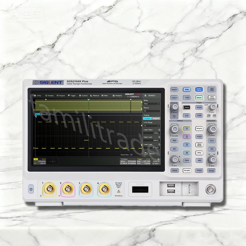 1PC SIGLENT SDS2104X PLUS 4-Ch - Digital Storage Oscilloscope 100Mhz 评论和价格