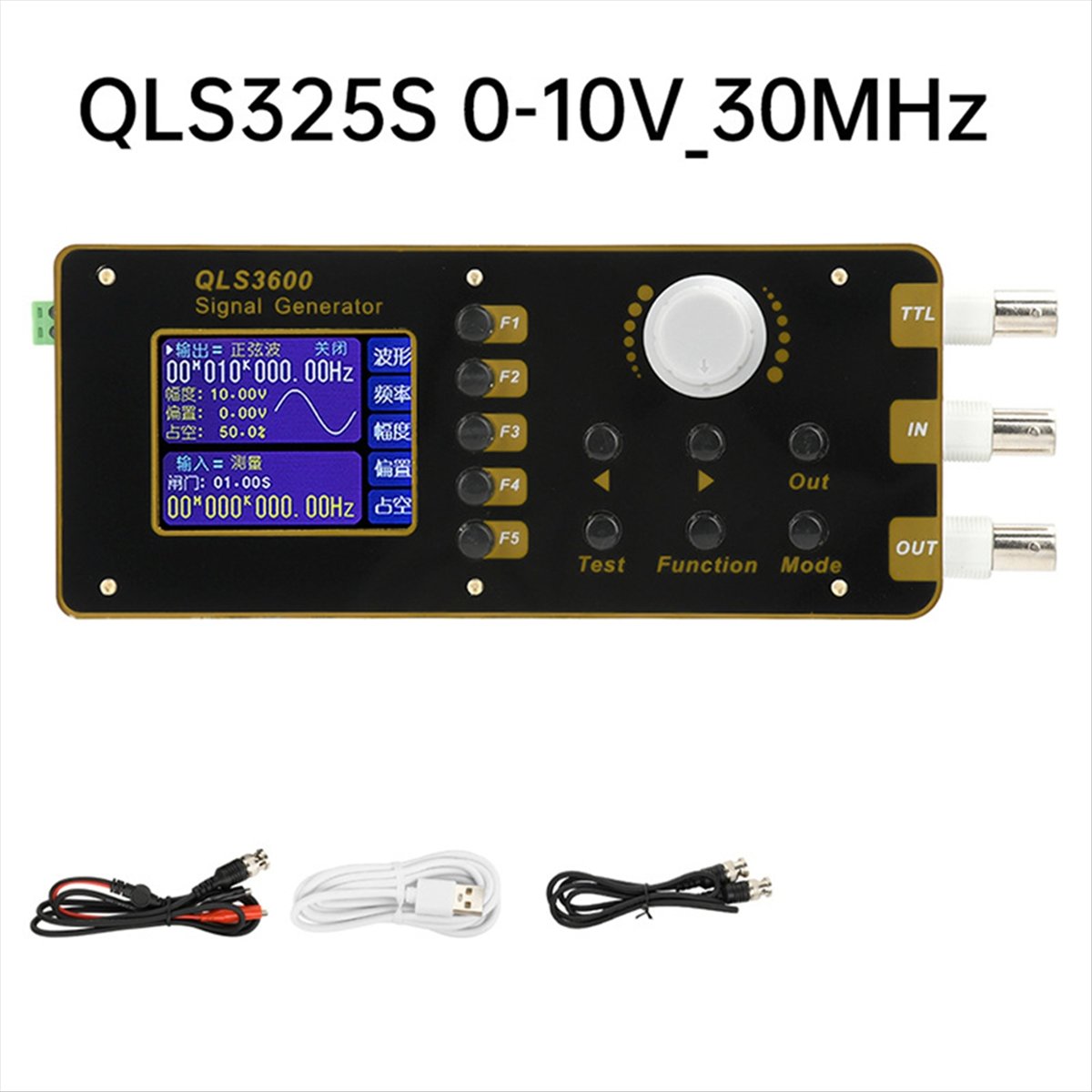 M85K QLS325S 2.4 Inch DDS Func - Function Arbitrary Waveform Generator 评论和价格