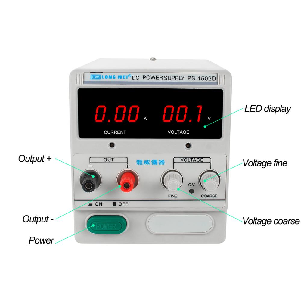 LW PS-1502D 1503D  PS-1505D 15 - Linear Lab Power Supply Adjustable 评论和价格